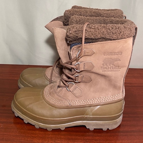 Sorel Mens Caribou  Waterproof  Insulated Winter  Outdoor Boots size 10 - Picture 1 of 6